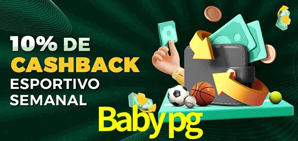 10% de bônus de cashback na Babypg